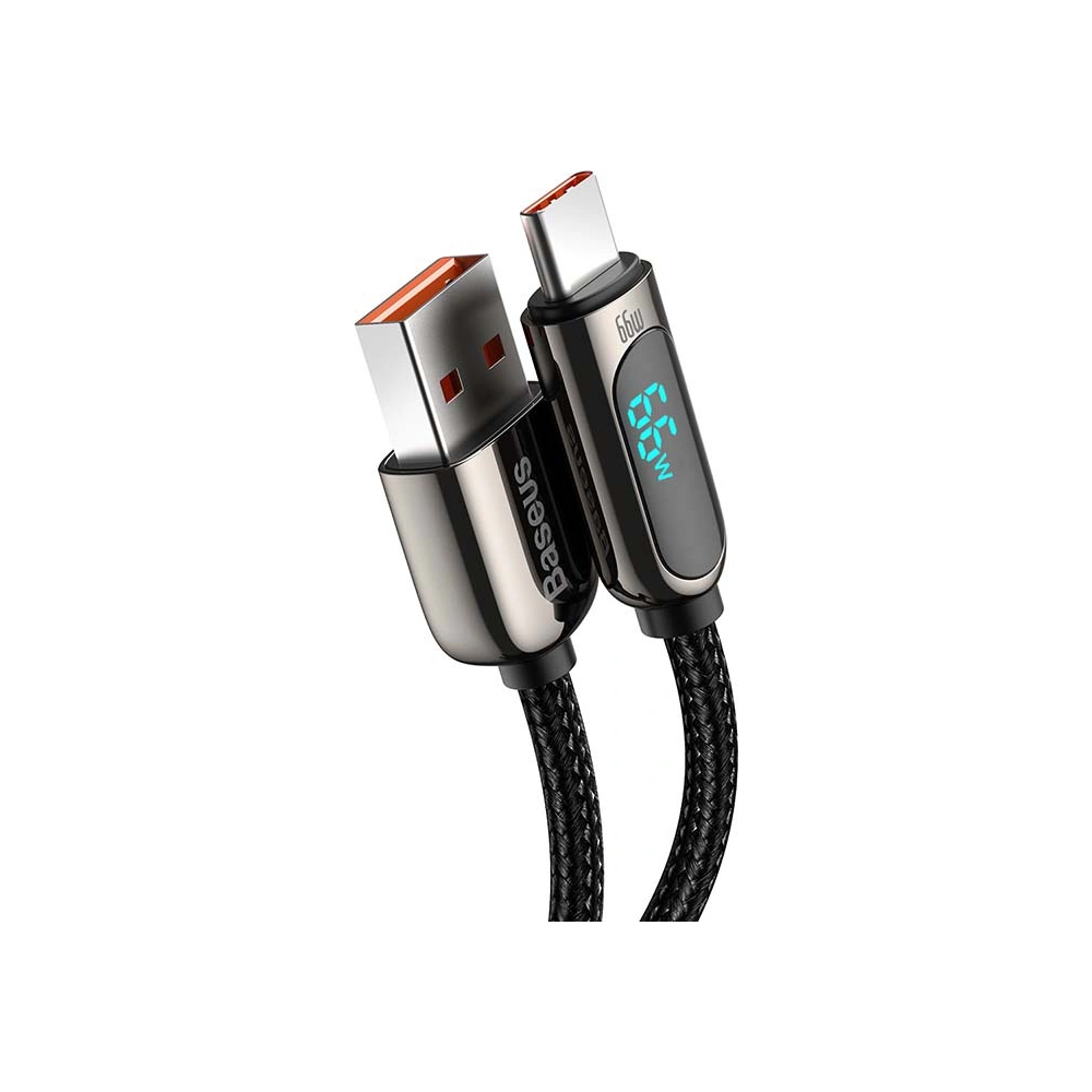 Hurtownia GSM - Kabel USB do USB-C Baseus Display, 66W, 1m (černý) - BSU3177BLK - {ean13} - Hurt