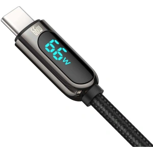 Hurtownia GSM - Kabel USB do USB-C Baseus Display, 66W, 1m (czarny) - BSU3177BLK - {ean13} - Hurt