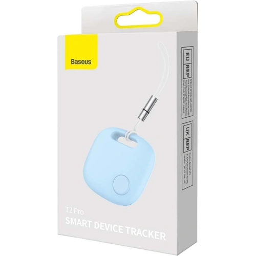 Lokalizator Bluetooth Baseus T2 Pro ze smyczą (niebieski)