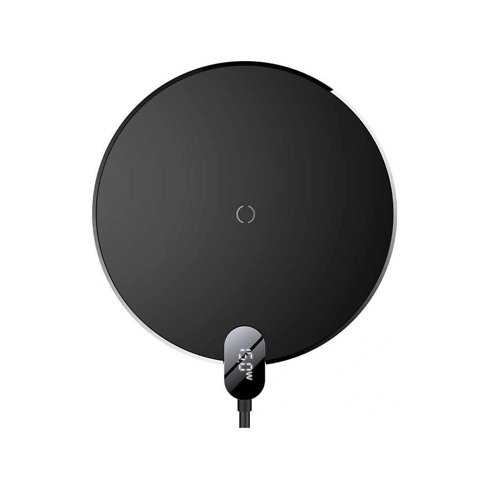 Hurtownia GSM - Bezdrátová indukční nabíječka Baseus Digital LED 15W (černá) - BSU3185BLK - {ean13} - Hurt