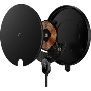 Wholesale Inductive wireless charger Baseus Digital LED 15W (black) - BSU3185BLK - {ean13} - Hurt