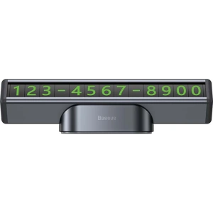 Wholesale Baseus Square Bar Temporary Parking Number Plate (Black) - BSU3186BLK - {ean13} - Hurt