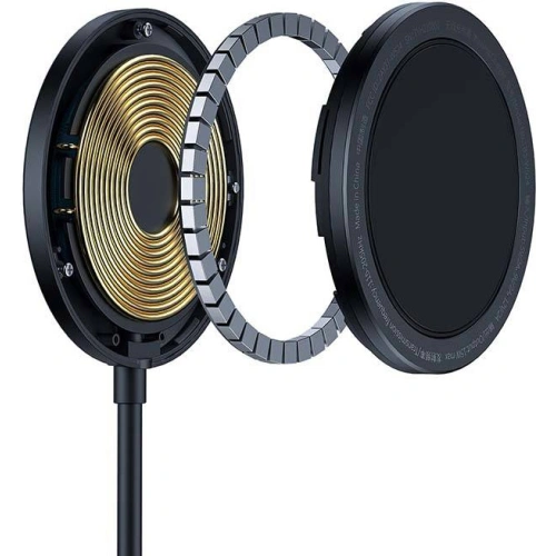 Ładowarka indukcyjna Baseus Simple Magnetic, MagSafe 15W + uchwyt