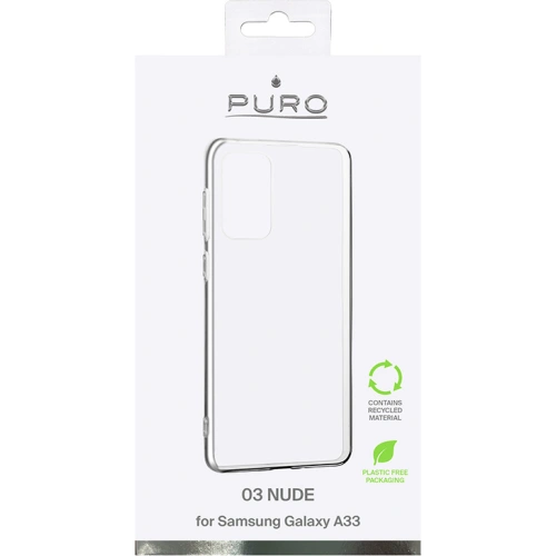 Etui PURO 0.3 Nude Samsung Galaxy A33 5G (przezroczysty)