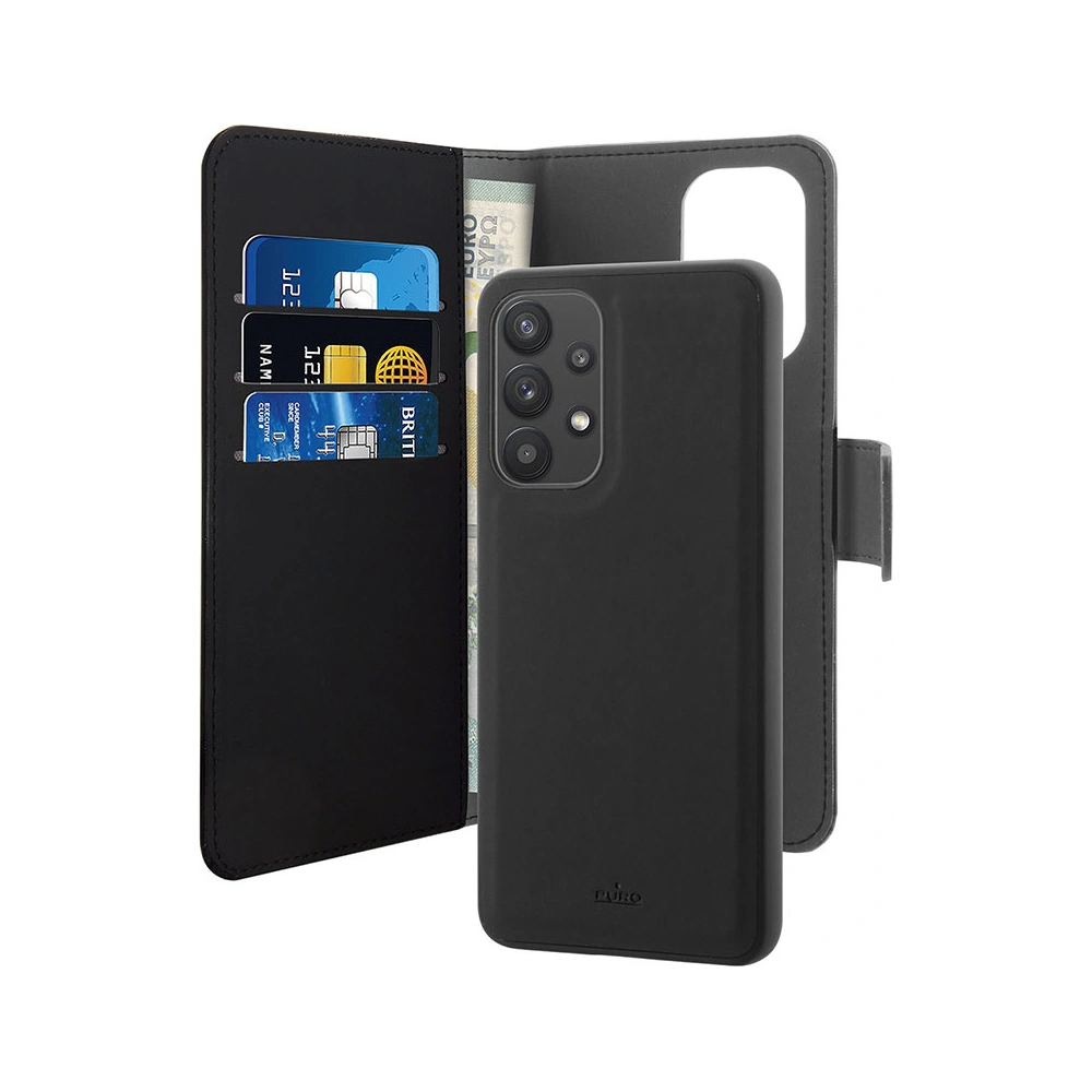 Hurtownia GSM - Etui PURO Wallet Detachable 2w1 Samsung Galaxy A33 5G (černý) - PUR551BLK - {ean13} - Hurt