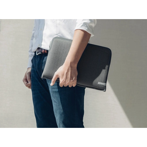 Etui Moshi Pluma Apple MacBook Pro 14 2021-2023 (Herringbone Gray)