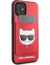 Hurtownia GSM - Etui Karl Lagerfeld KLHCN61CSKCRE Apple iPhone 11 hardcase czerwony/red Choupette Head Cardslot - KLD885RED - {ean13} - Hurt