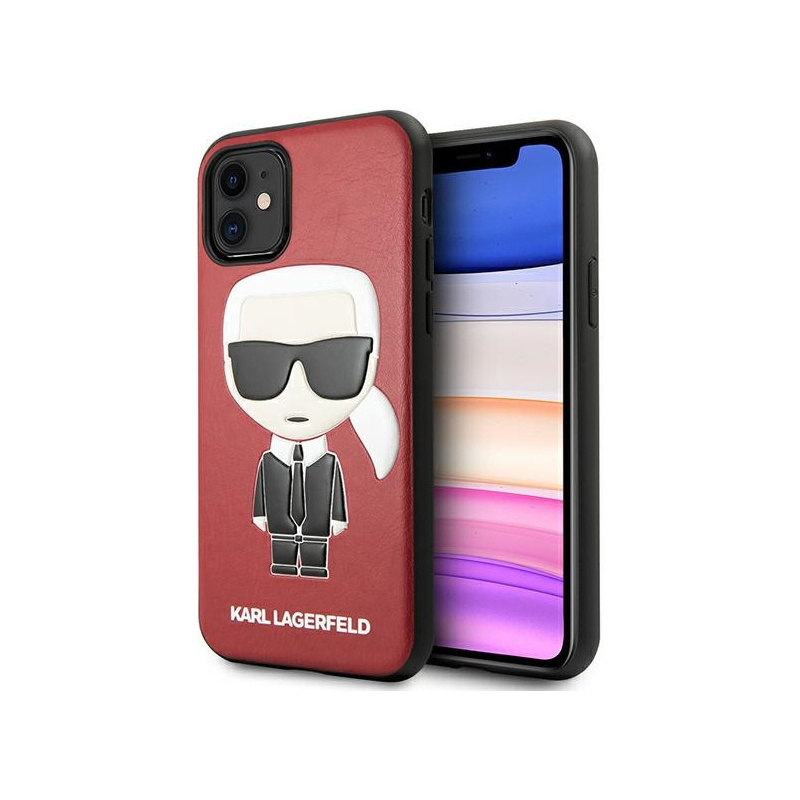 Hurtownia Karl Lagerfeld - 3700740466674 - KLD886RED - Etui Karl Lagerfeld KLHCN61IKPURE Apple iPhone 11 hardcase czerwony/red Ikonic Karl Fullbody - B2B homescreen