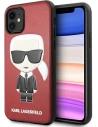Etui Karl Lagerfeld KLHCN61IKPURE Apple iPhone 11 hardcase czerwony/red Ikonic Karl Fullbody