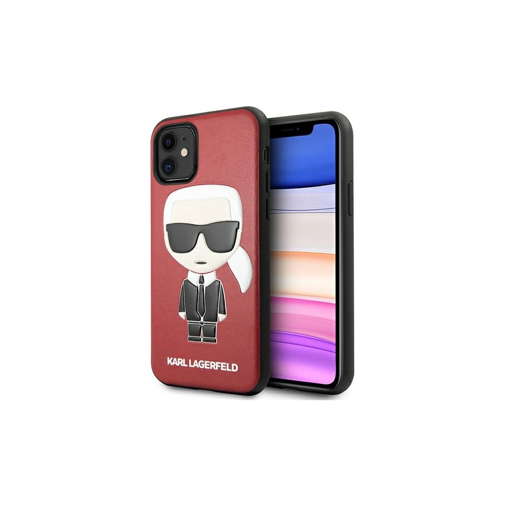 Wholesale Karl Lagerfeld KLHCN61IKPURE Apple iPhone 11 hardcase red Ikonic Karl Fullbody - KLD886RED - {ean13} - Hurt