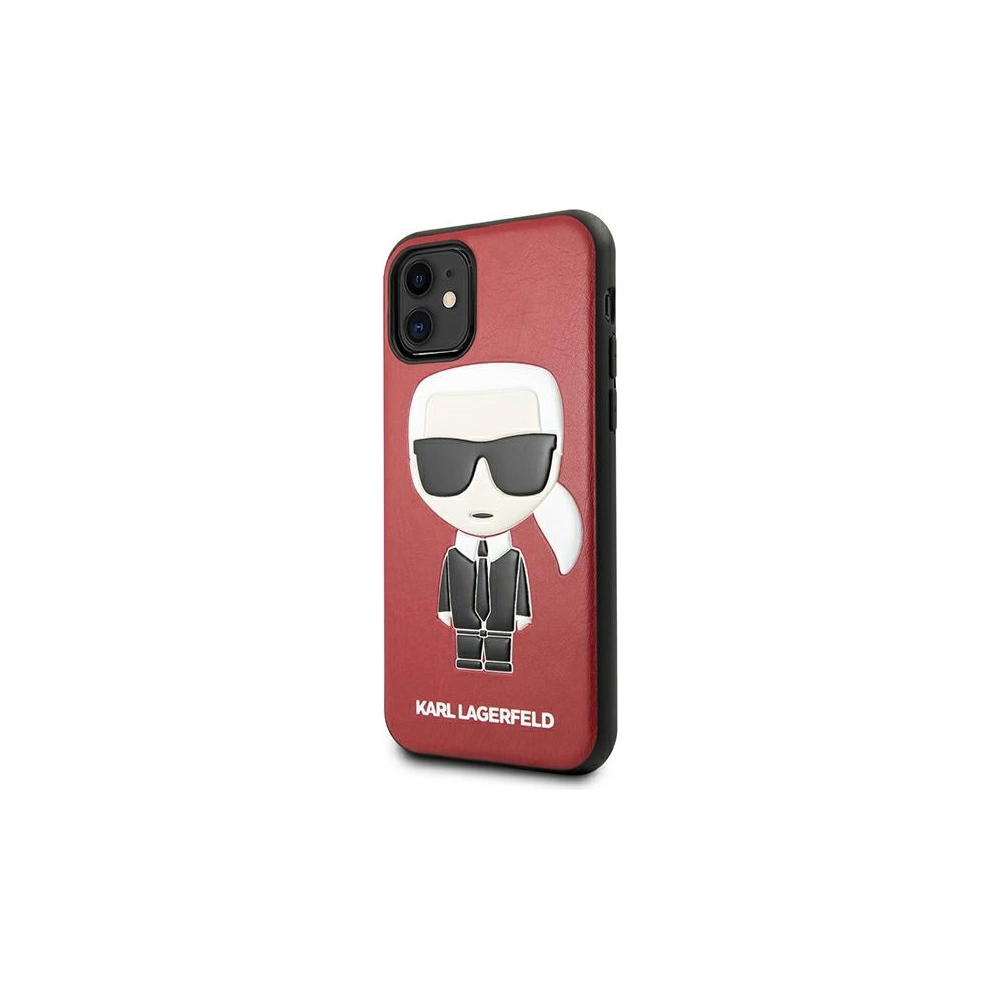 Wholesale Karl Lagerfeld KLHCN61IKPURE Apple iPhone 11 hardcase red Ikonic Karl Fullbody - KLD886RED - {ean13} - Hurt
