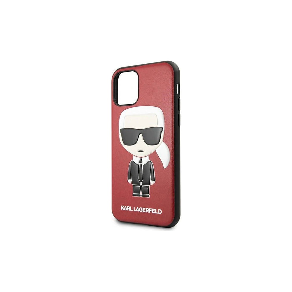 Wholesale Karl Lagerfeld KLHCN61IKPURE Apple iPhone 11 hardcase red Ikonic Karl Fullbody - KLD886RED - {ean13} - Hurt