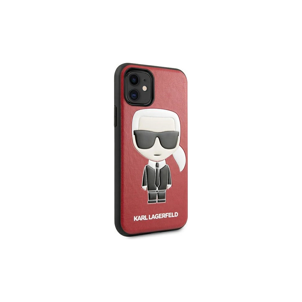 Hurtownia GSM - Etui Karl Lagerfeld KLHCN61IKPURE Apple iPhone 11 hardcase czerwony/red Ikonic Karl Fullbody - KLD886RED - {ean13} - Hurt