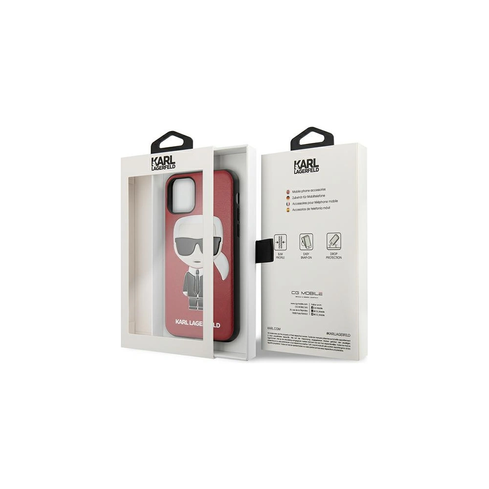 Wholesale Karl Lagerfeld KLHCN61IKPURE Apple iPhone 11 hardcase red Ikonic Karl Fullbody - KLD886RED - {ean13} - Hurt