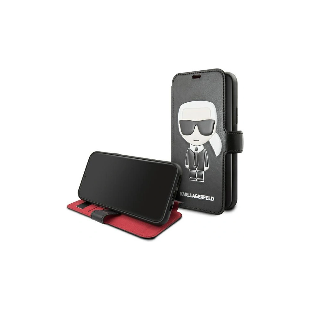 Hurtownia GSM - Etui Karl Lagerfeld KLFLBKSN65FIKPUBK Apple iPhone 11 Pro Max černý/black book Full Body - KLD889BLK - {ean13} - Hurt