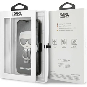 Hurtownia GSM - Case Karl Lagerfeld KLFLBKSN65FIKPUBK Apple iPhone 11 Pro Max schwarz/black book Full Body - KLD889BLK - {ean13} - Hurt