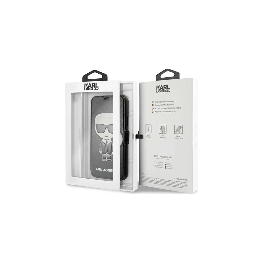Wholesale Karl Lagerfeld KLFLBKSN65FIKPUBK Apple iPhone 11 Pro Max black book Full Body - KLD889BLK - {ean13} - Hurt