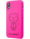Hurtownia GSM - Etui Karl Lagerfeld KLHCI61SILFLPI Apple iPhone XR różowy/pink Silicone Ikonik Neon Outline - KLD890PNK - {ean13} - Hurt