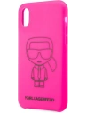Hurtownia GSM - Etui Karl Lagerfeld KLHCI61SILFLPI Apple iPhone XR różowy/pink Silicone Ikonik Neon Outline - KLD890PNK - {ean13} - Hurt