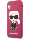 Hurtownia GSM - Etui Karl Lagerfeld KLHCI61SLFKFU Apple iPhone XR fuksja/fushia hardcase Silicone Ikonik - KLD891FHS - {ean13} - Hurt