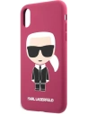 Hurtownia GSM - Etui Karl Lagerfeld KLHCI61SLFKFU Apple iPhone XR fuksja/fushia hardcase Silicone Ikonik - KLD891FHS - {ean13} - Hurt