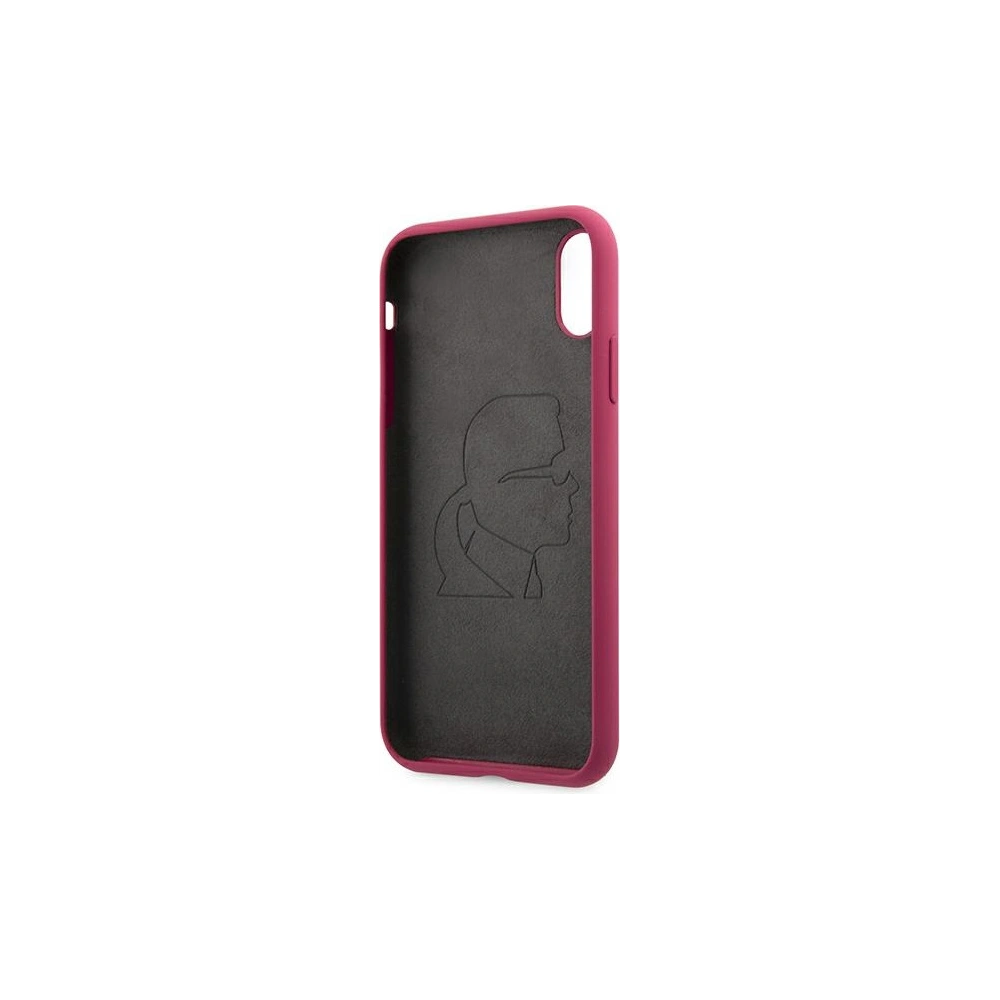 Hurtownia GSM - Etui Karl Lagerfeld KLHCI61SLFKFU Apple iPhone XR fuksja/fushia hardcase Silicone Ikonik - KLD891FHS - {ean13} - Hurt