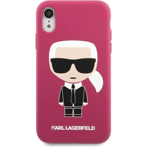 Wholesale Karl Lagerfeld KLHCI61SLFKFU Apple iPhone XR fushia hardcase Silicone Ikonik - KLD891FHS - {ean13} - Hurt