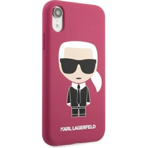 Wholesale Karl Lagerfeld KLHCI61SLFKFU Apple iPhone XR fushia hardcase Silicone Ikonik - KLD891FHS - {ean13} - Hurt