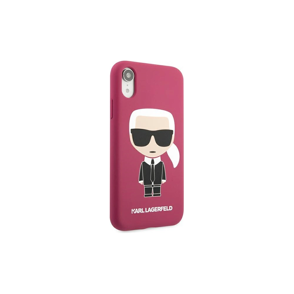 Hurtownia GSM - Etui Karl Lagerfeld KLHCI61SLFKFU Apple iPhone XR fuksja/fushia hardcase Silicone Ikonik - KLD891FHS - {ean13} - Hurt