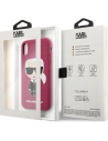 Hurtownia GSM - Etui Karl Lagerfeld KLHCI61SLFKFU Apple iPhone XR fuksja/fushia hardcase Silicone Ikonik - KLD891FHS - {ean13} - Hurt