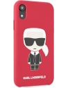 Hurtownia GSM - Etui Karl Lagerfeld KLHCI61SLFKRE Apple iPhone XR czerwony/red hardcase Silicone Iconic - KLD892RED - {ean13} - Hurt