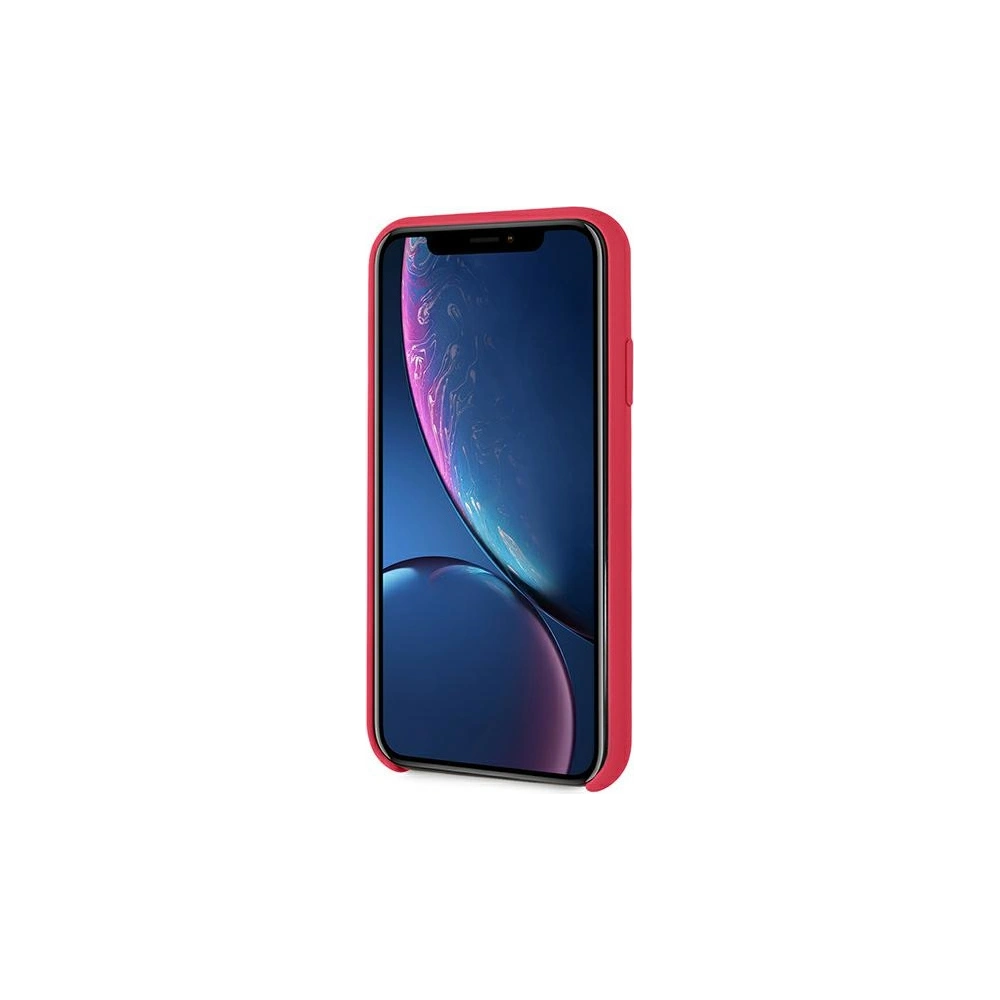 Hurtownia GSM - Etui Karl Lagerfeld KLHCI61SLFKRE Apple iPhone XR czerwony/red hardcase Silicone Iconic - KLD892RED - {ean13} - Hurt