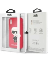 Hurtownia GSM - Etui Karl Lagerfeld KLHCI61SLFKRE Apple iPhone XR czerwony/red hardcase Silicone Iconic - KLD892RED - {ean13} - Hurt