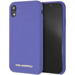 Wholesale Karl Lagerfeld KLHCI61SLVOG Apple iPhone XR hardcase violet Silicone - KLD893PRP - {ean13} - Hurt