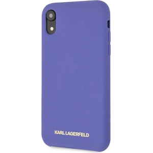 Hurtownia GSM - Etui Karl Lagerfeld KLHCI61SLVOG Apple iPhone XR hardcase fioletowy/violet Silicone - KLD893PRP - {ean13} - Hurt