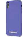 Hurtownia GSM - Etui Karl Lagerfeld KLHCI61SLVOG Apple iPhone XR hardcase fioletowy/violet Silicone - KLD893PRP - {ean13} - Hurt