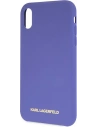 Wholesale Karl Lagerfeld KLHCI61SLVOG Apple iPhone XR hardcase violet Silicone - KLD893PRP - {ean13} - Hurt