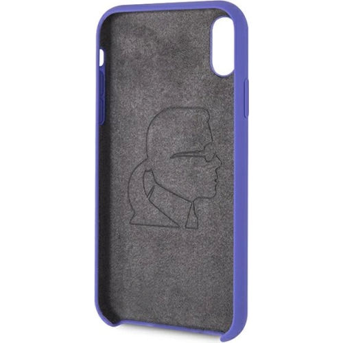 Etui Karl Lagerfeld KLHCI61SLVOG Apple iPhone XR hardcase fioletowy/violet Silicone
