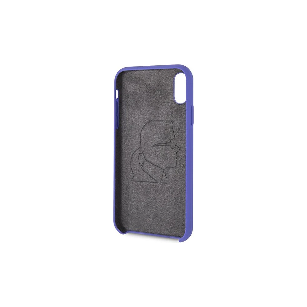 Hurtownia GSM - Etui Karl Lagerfeld KLHCI61SLVOG Apple iPhone XR hardcase fialová/violet silikon - KLD893PRP - {ean13} - Hurt