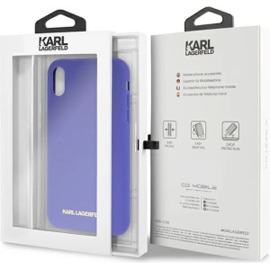 Wholesale Karl Lagerfeld KLHCI61SLVOG Apple iPhone XR hardcase violet Silicone - KLD893PRP - {ean13} - Hurt