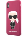 Hurtownia GSM - Etui Karl Lagerfeld KLHCI65SLFKFU Apple iPhone XS Max hardcase fuchsie/fushia silikon Ikonic - KLD894FHS - {ean13} - Hurt