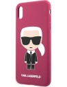 Hurtownia GSM - Etui Karl Lagerfeld KLHCI65SLFKFU Apple iPhone XS Max hardcase fuksja/fushia Silicone Ikonic - KLD894FHS - {ean13} - Hurt