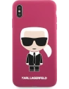 Hurtownia GSM - Etui Karl Lagerfeld KLHCI65SLFKFU Apple iPhone XS Max hardcase fuchsie/fushia silikon Ikonic - KLD894FHS - {ean13} - Hurt
