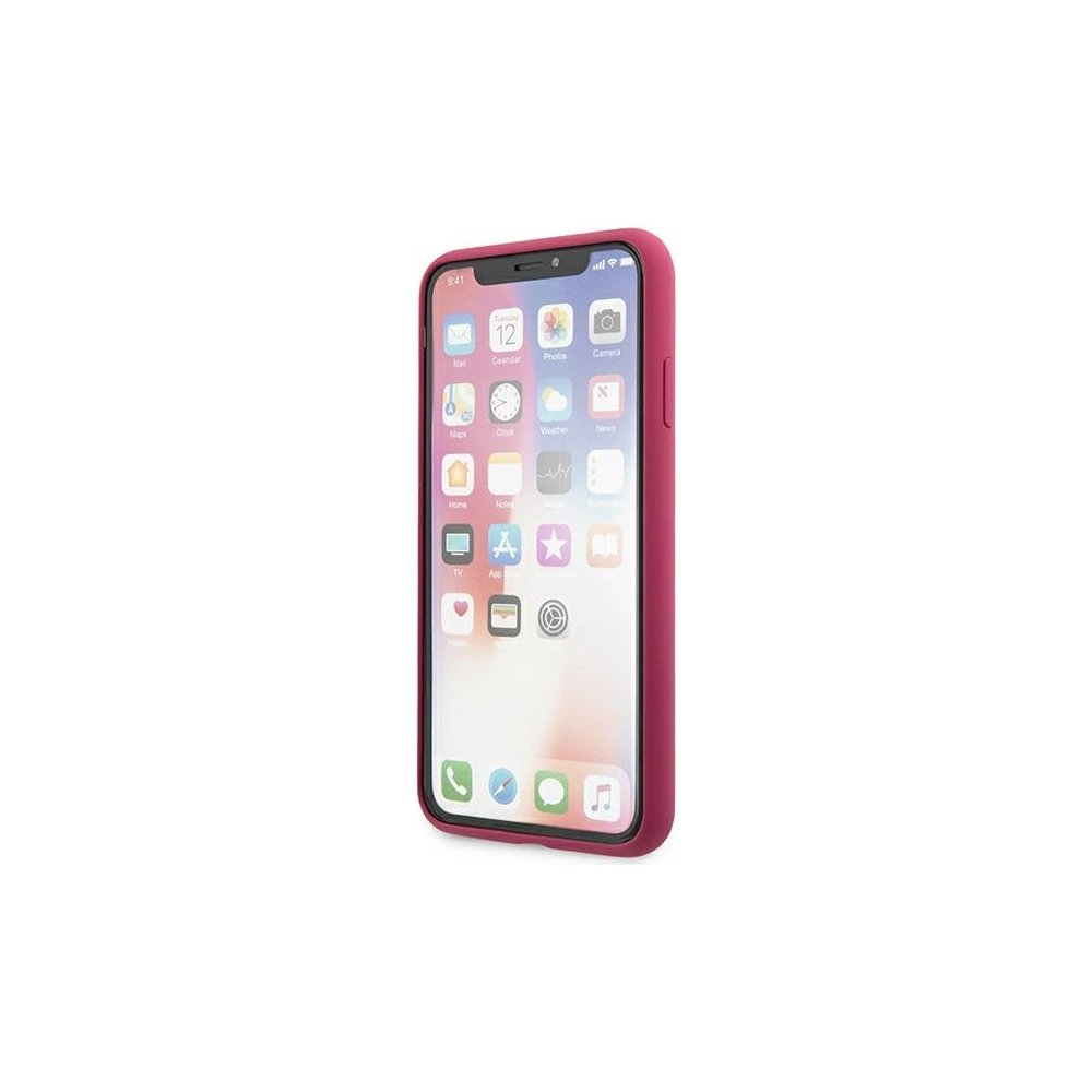 Hurtownia GSM - Etui Karl Lagerfeld KLHCI65SLFKFU Apple iPhone XS Max hardcase fuksja/fushia Silicone Ikonic - KLD894FHS - {ean13} - Hurt