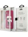 Hurtownia GSM - Etui Karl Lagerfeld KLHCI65SLFKFU Apple iPhone XS Max hardcase fuchsie/fushia silikon Ikonic - KLD894FHS - {ean13} - Hurt