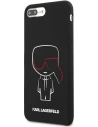 Hurtownia GSM - Case Karl Lagerfeld KLHCI8LSLKCBK Apple iPhone 8/7 Plus Hardcase schwarz/schwarz Silikon Karl Iconic - KLD895BLK - {ean13} - Hurt