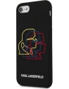 Hurtownia GSM - Case Karl Lagerfeld KLHCI8SLGKBK Apple iPhone SE 2022/SE 2020/8/7 Hardcase schwarz/black Silikon Triple Heads - KLD896BLK - {ean13} - Hurt