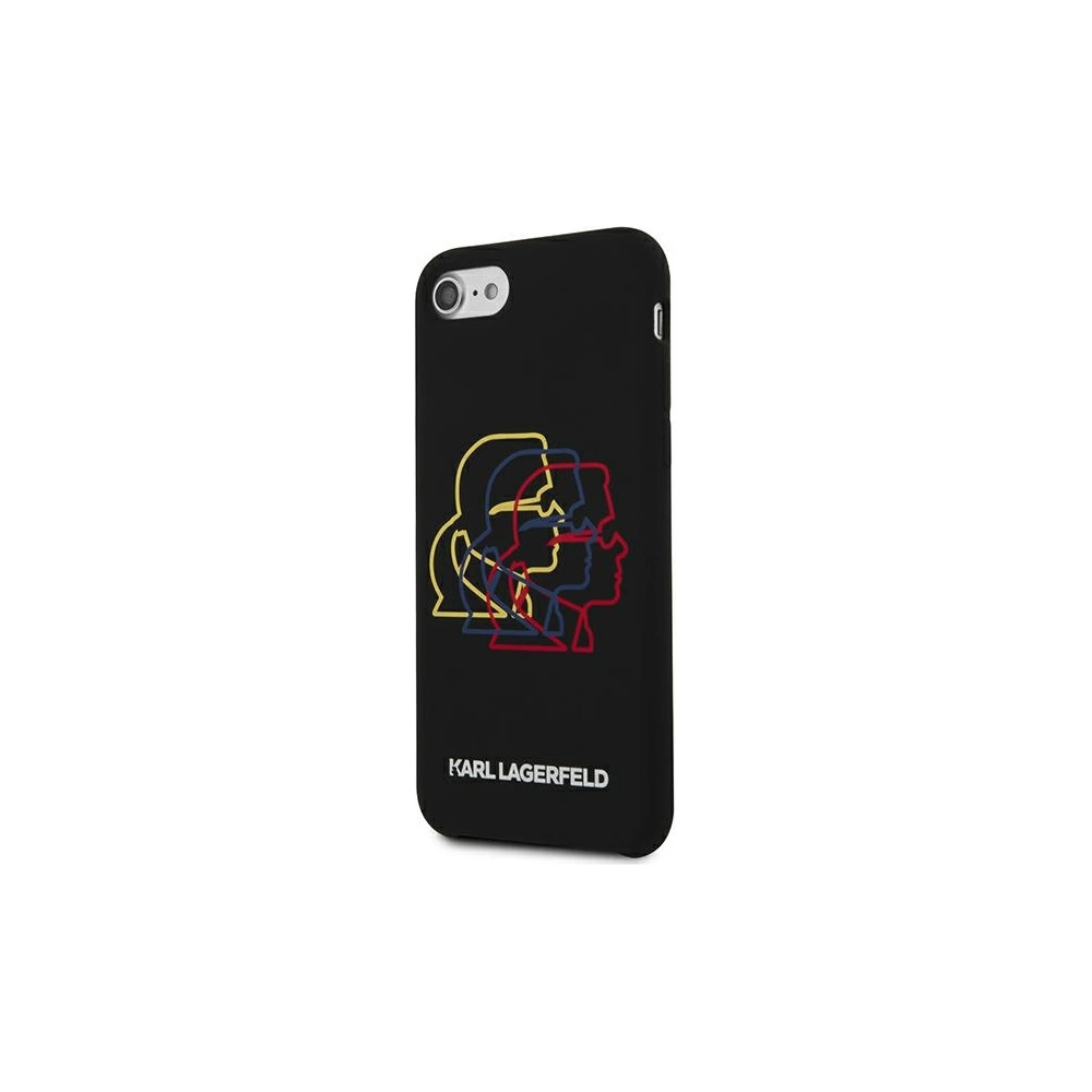 Hurtownia GSM - Etui Karl Lagerfeld KLHCI8SLGKBK Apple iPhone SE 2022/SE 2020/8/7 hardcase černý/black Silicone Triple Heads - KLD896BLK - {ean13} - Hurt