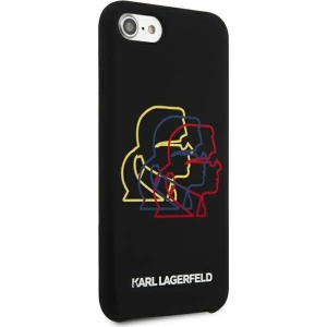 Hurtownia GSM - Case Karl Lagerfeld KLHCI8SLGKBK Apple iPhone SE 2022/SE 2020/8/7 Hardcase schwarz/black Silikon Triple Heads - KLD896BLK - {ean13} - Hurt