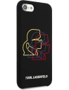 Hurtownia GSM - Case Karl Lagerfeld KLHCI8SLGKBK Apple iPhone SE 2022/SE 2020/8/7 Hardcase schwarz/black Silikon Triple Heads - KLD896BLK - {ean13} - Hurt